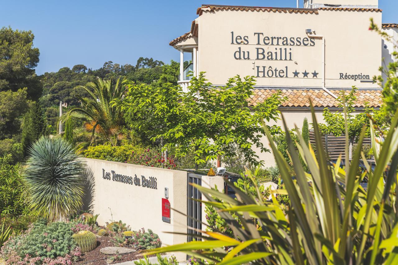 Готель Les Terrasses Du Bailli Реоль-Канадель-сюр-Мер Екстер'єр фото